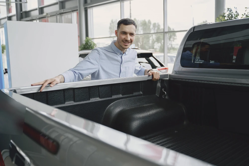 Truck rental specialist ready to help with your load